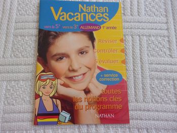 Nathan Vacances Allemand 1ère année