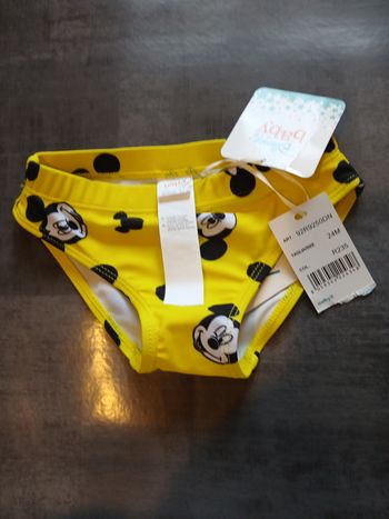 slip de bain garcon mickey disney baby 24 mois 