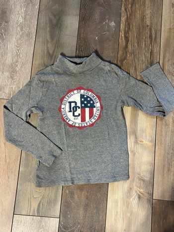 Sous pull col roulé garçon 8 ans gris