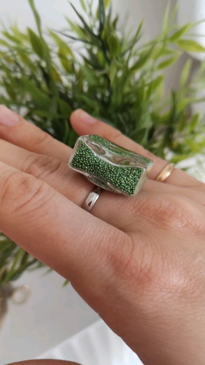 Bague bulle microbilles - photo numéro 2
