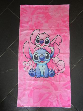 Petite Serviette de plage Stitch & Angel neuve
