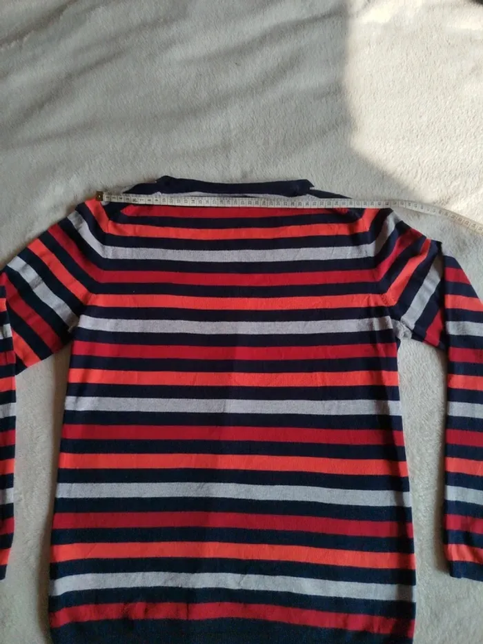 Pull vintage rayé Tommy Hilfiger taille M - photo numéro 10