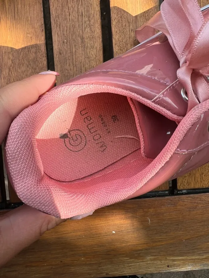 Basket vernis rose gémo taille 39 - photo numéro 4