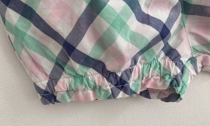 bloomer short à carreaux fille 12 mois - photo numéro 3