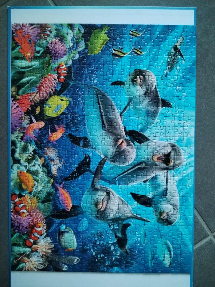 Puzzle dauphins Ravensburger 500 pièces - photo numéro 2