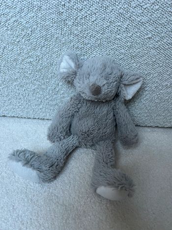 Peluche souris grise