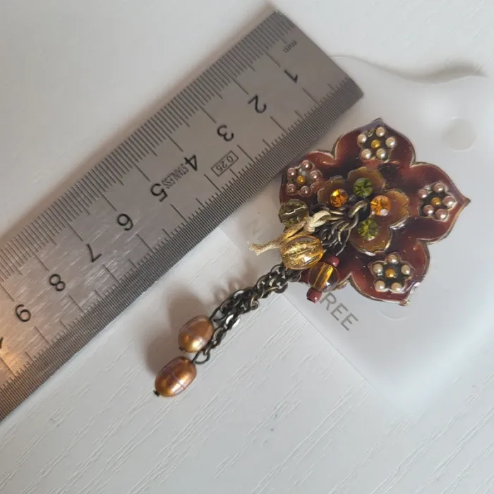 Broche fleur - photo numéro 3