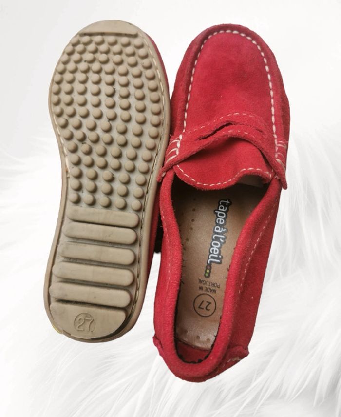 Élégants mocassins velours rouge p. 27 - photo numéro 3