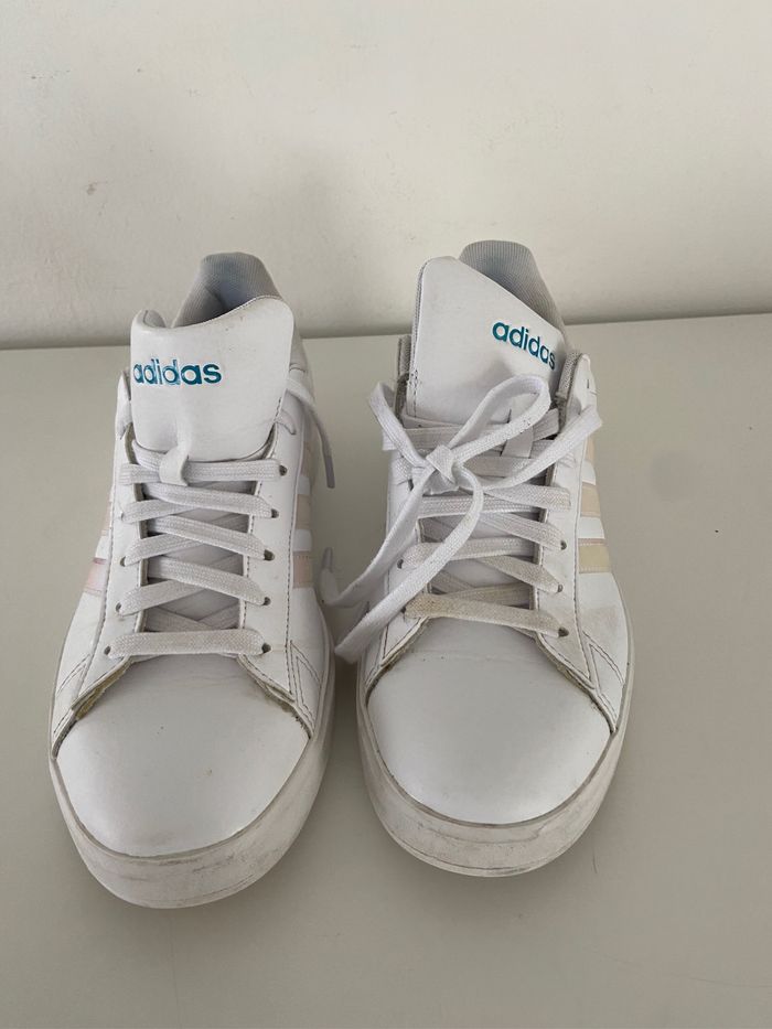 Baskets adidas femme grand court 38,5 - photo numéro 2