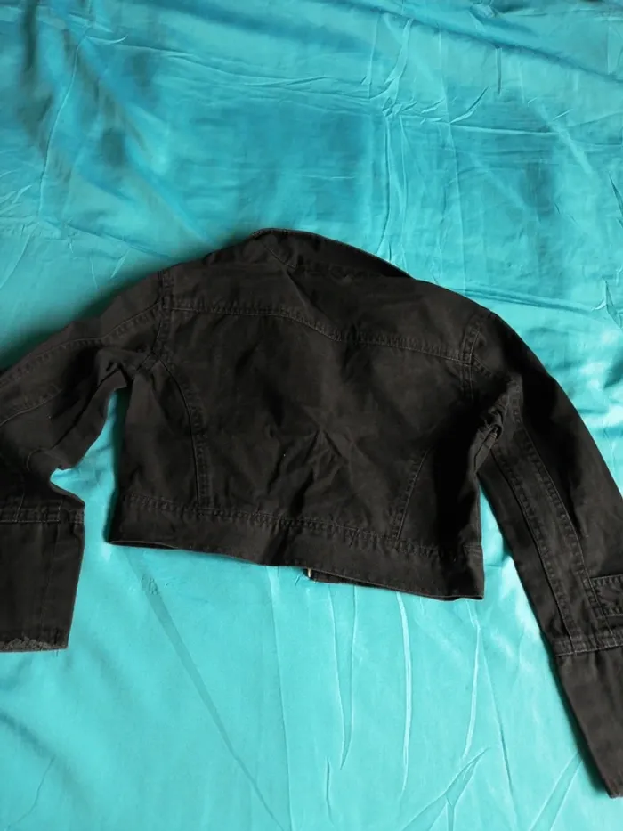 Veste en jeans courte fille - photo numéro 6