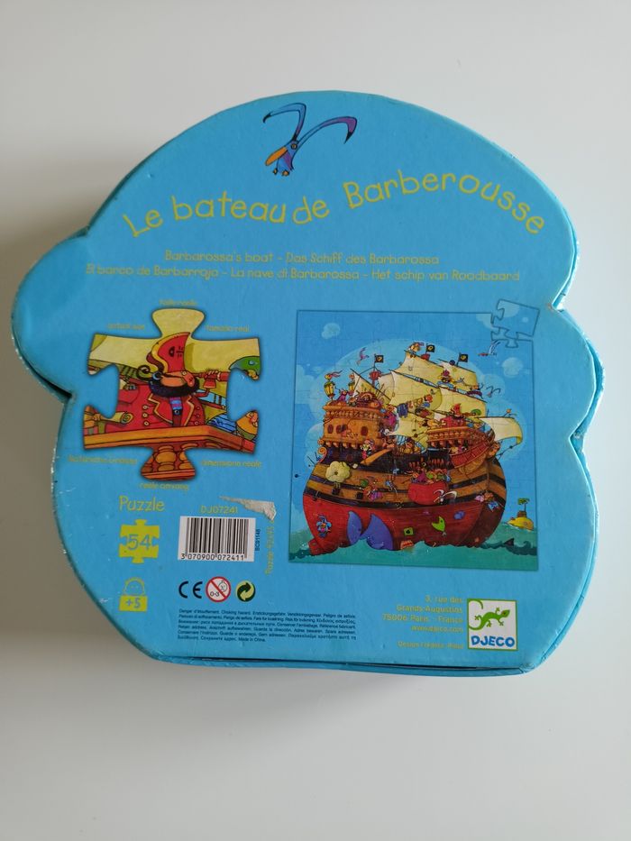 Puzzle le bateau de Barberousse Djeco 54 pièces - photo numéro 2
