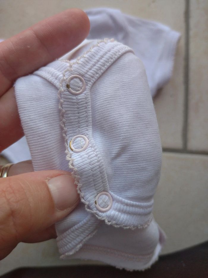 Body manches courtes Fille 36 mois Petit bateau 100% coton - photo numéro 5