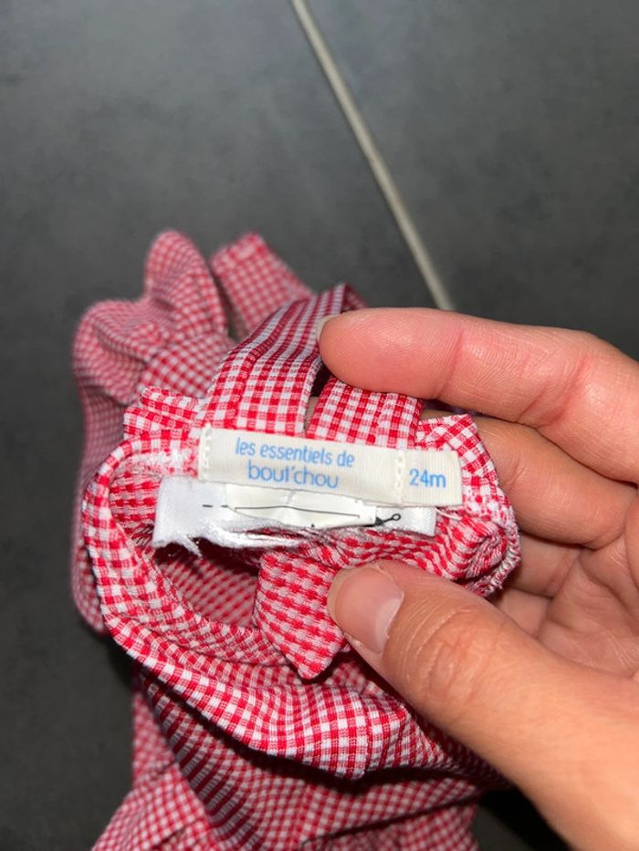 Maillot de bain 1 pièce carreaux bébé fille Bout chou - photo numéro 4