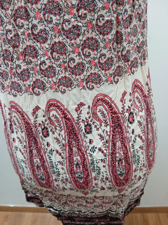 Robe rose et blanche courte taille 34/36 - photo numéro 3