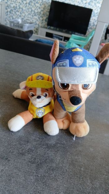 Lot peluche pat patrouille