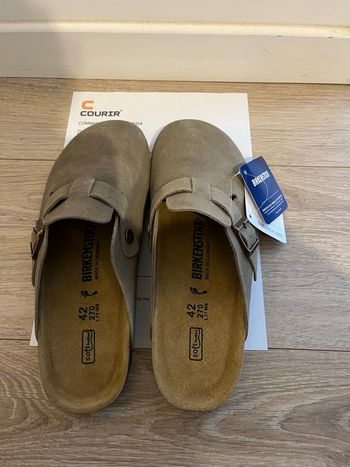 Birkenstock Boston taupe/olive