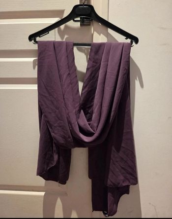Foulard jersey mauve