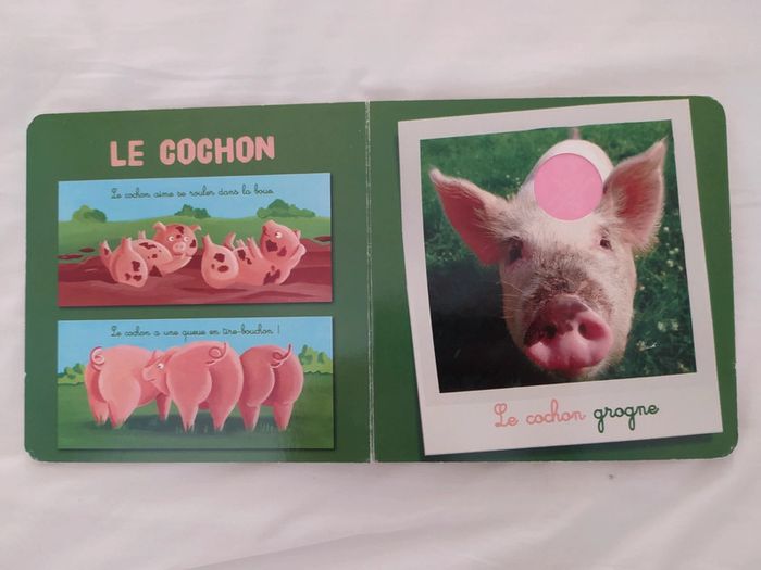 Livre bébé découverte par le touché Animaux de la ferme - photo numéro 3