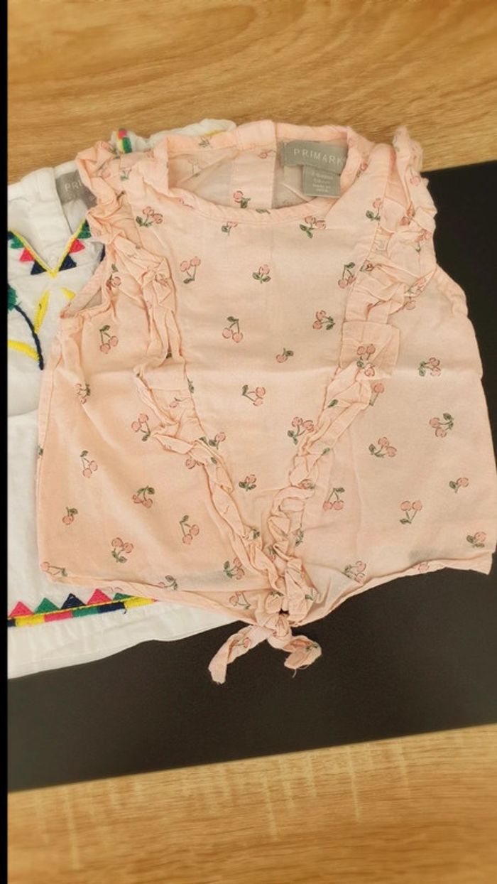 Lot de 4 tee-shirts manches courtes 3-6 mois (68cm) - photo numéro 4