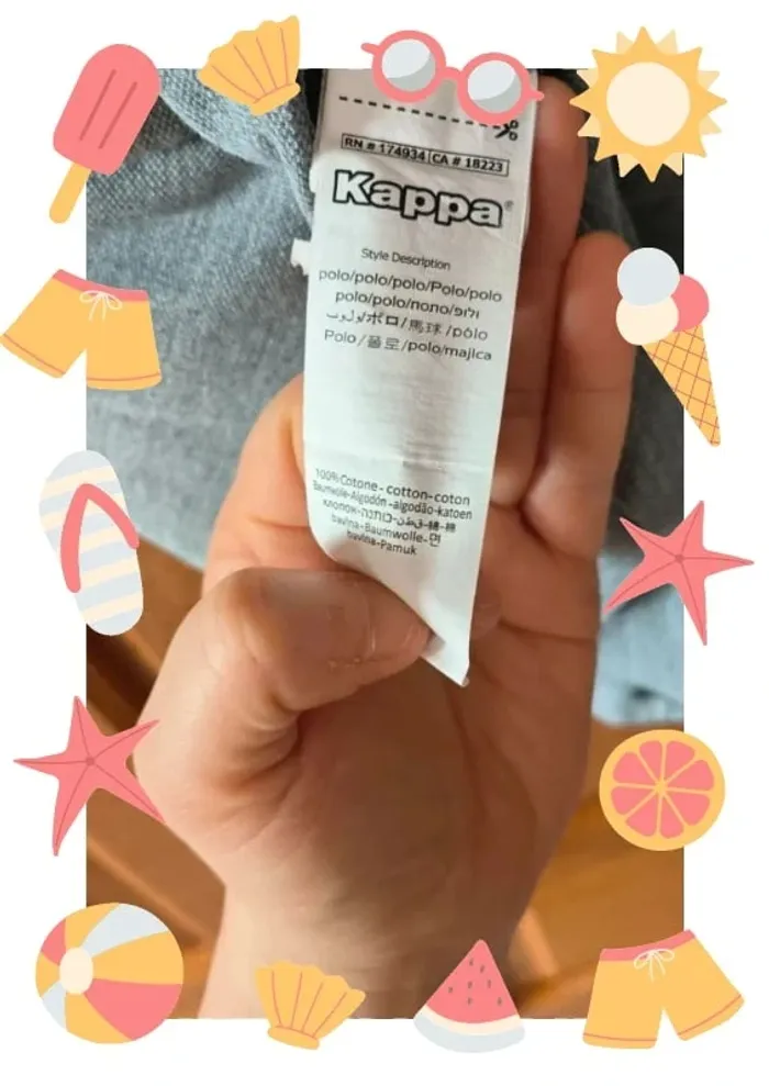 Polo homme Kappa taille S - photo numéro 7