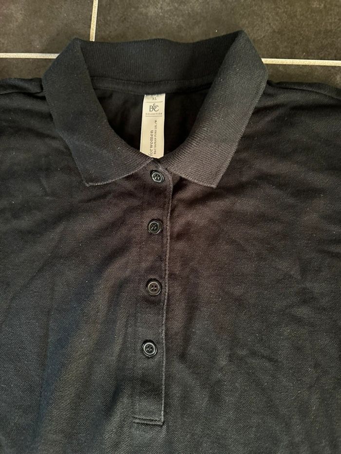 Polo femme noir XL - photo numéro 2