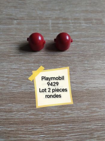 Playmobil 9429 lot 2 pièces rondes