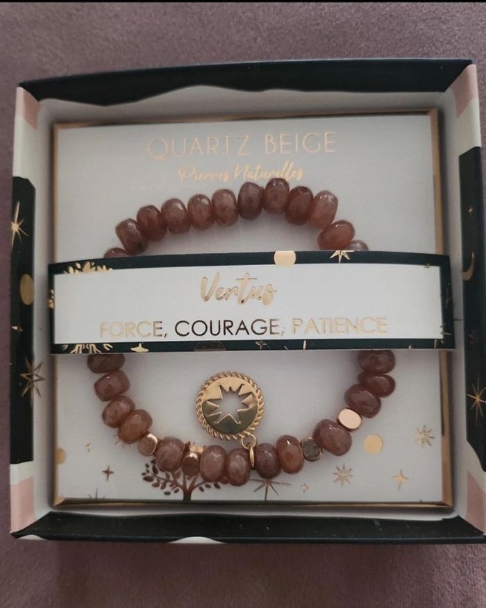 Bracelet Quartz beige