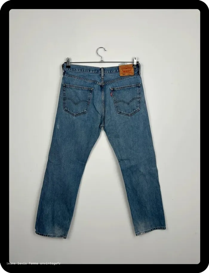 Jean Levi's Homme 505 Regular Marine W32 L30 | Très Bon État NJ604