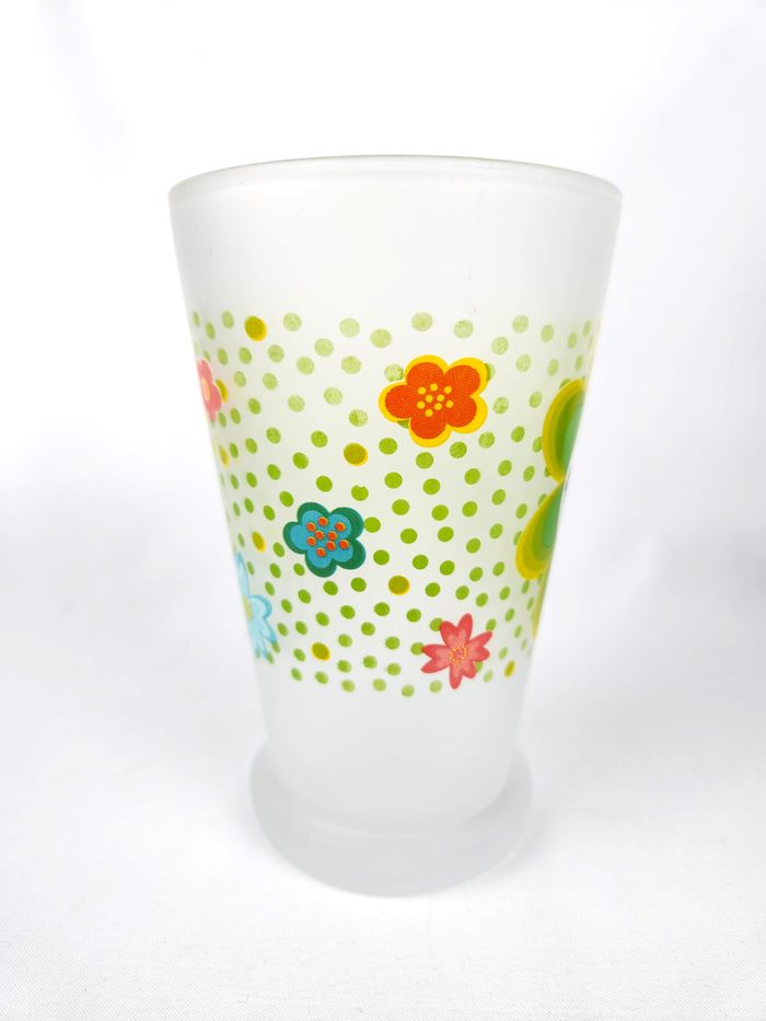 Verre Perrier Vintage Motif Papillon Edition Limitée by sophia wood- Très bon état - photo numéro 4