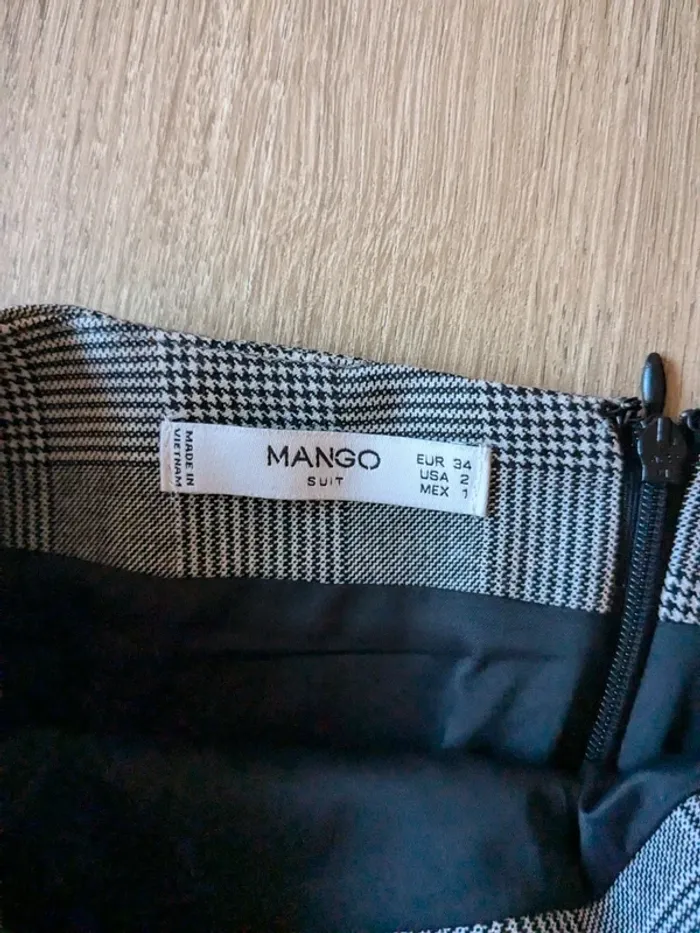 Jupe mango à carreaux - photo numéro 2