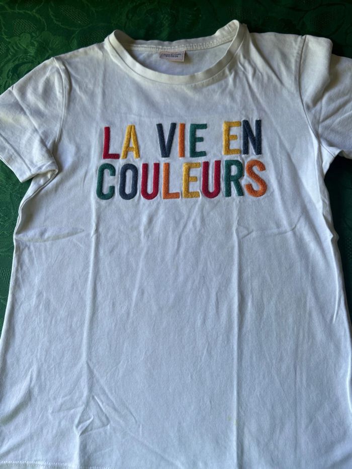 T-shirt blanc 8 ans Tape à l’œil