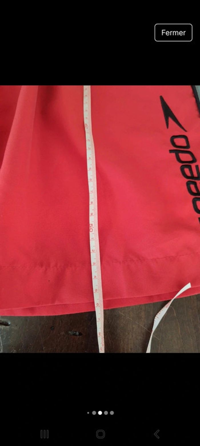 Short de bain Speedo rouge/gris taille fr 42/44 - photo numéro 11