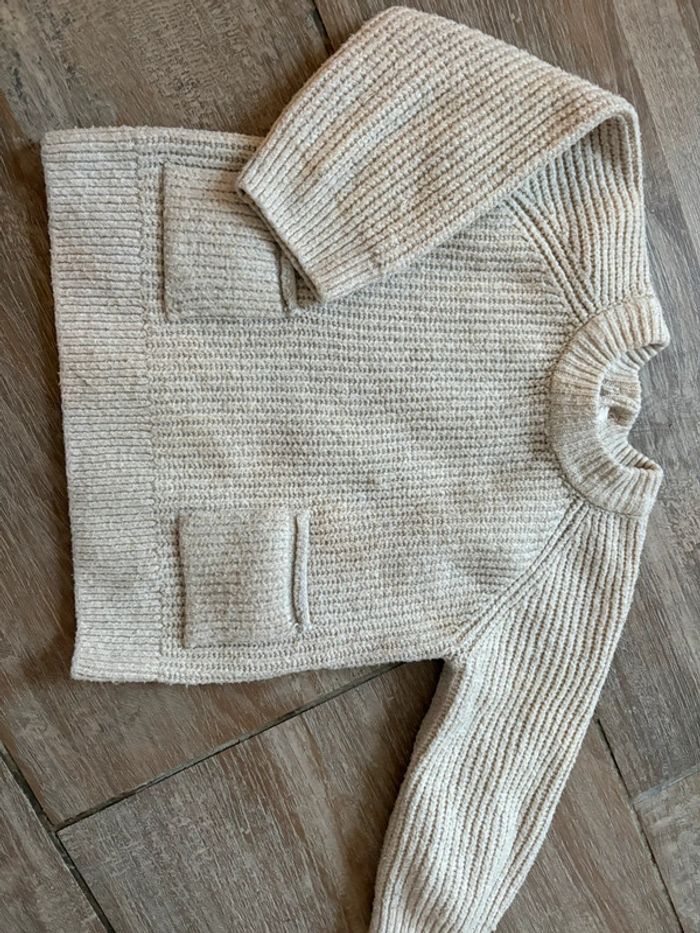 Ensemble en laine pull et pantalon beige - photo numéro 3