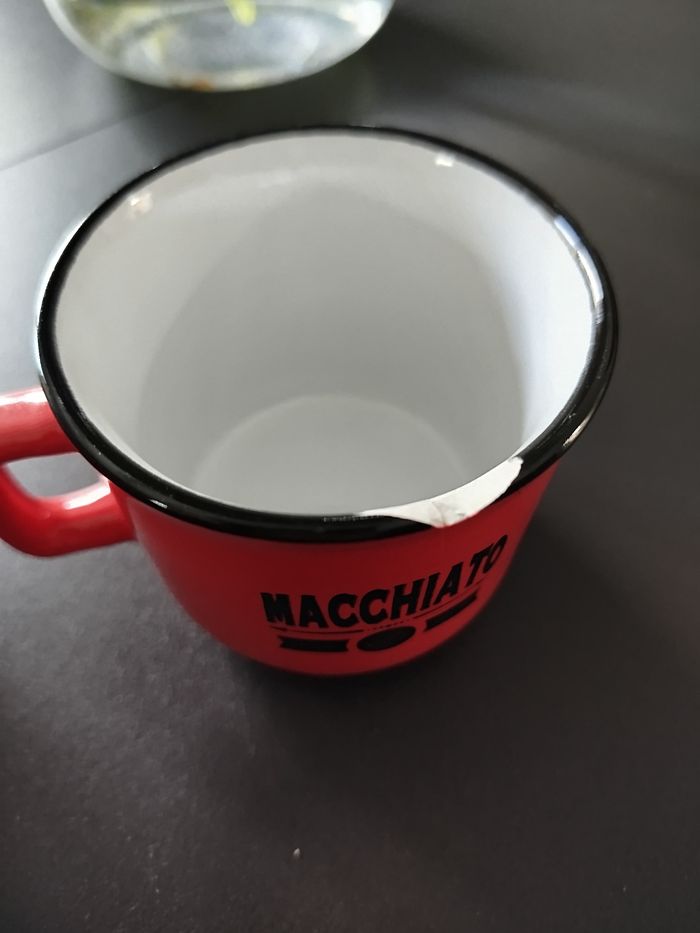 Lot 2 tasses vintage rouge - photo numéro 3