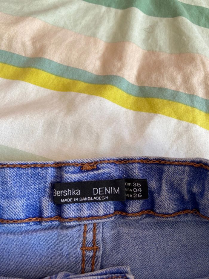 Lot de deux shorts taille haute en jean - photo numéro 3