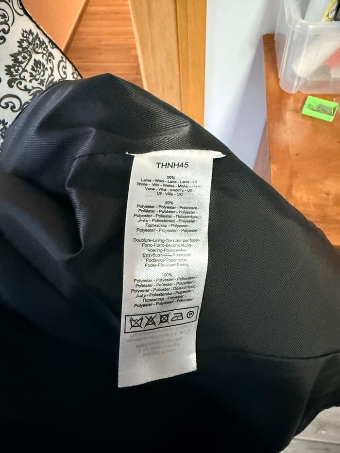 Manteau noir laine - photo numéro 6