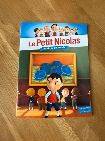 Livre 1ere lecture Le petit Nicolas Panique au musée