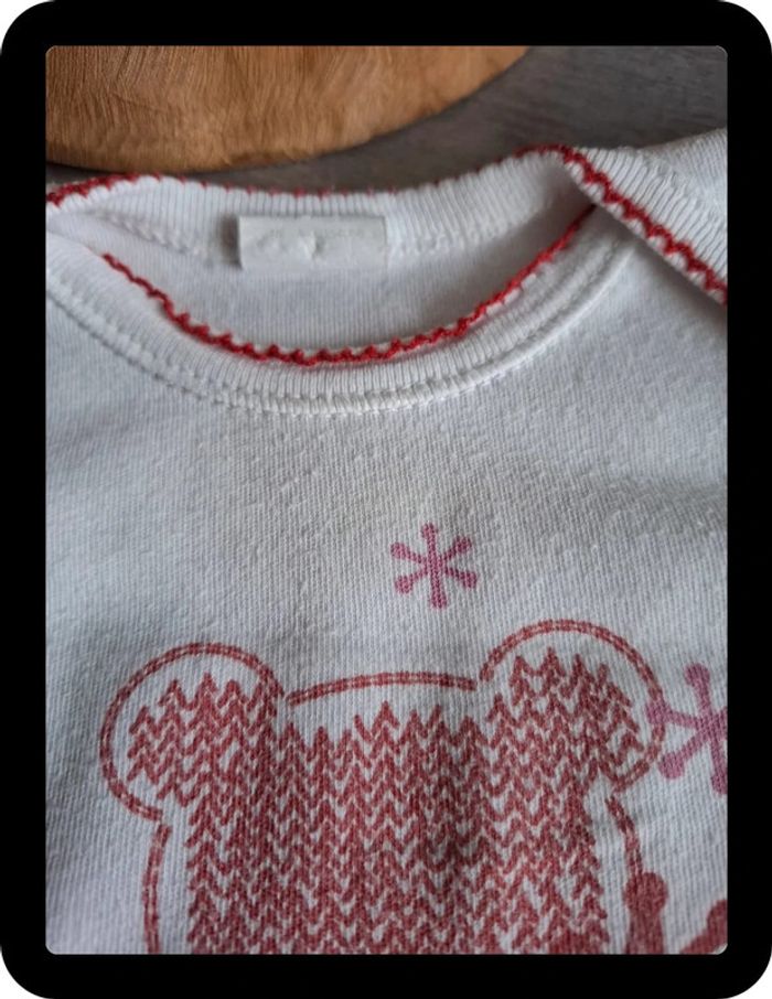 2 Bodies fille rouge et blanc - photo numéro 3