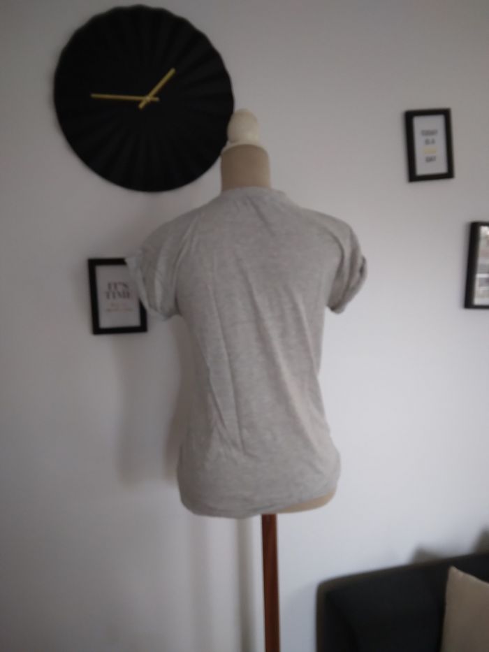 Tee-shirt gris Zara - photo numéro 6