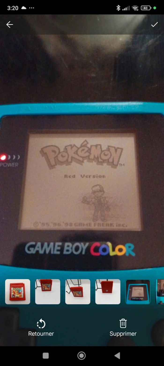 Game boy color Bleu turquoise En loose comme neuf - photo numéro 9