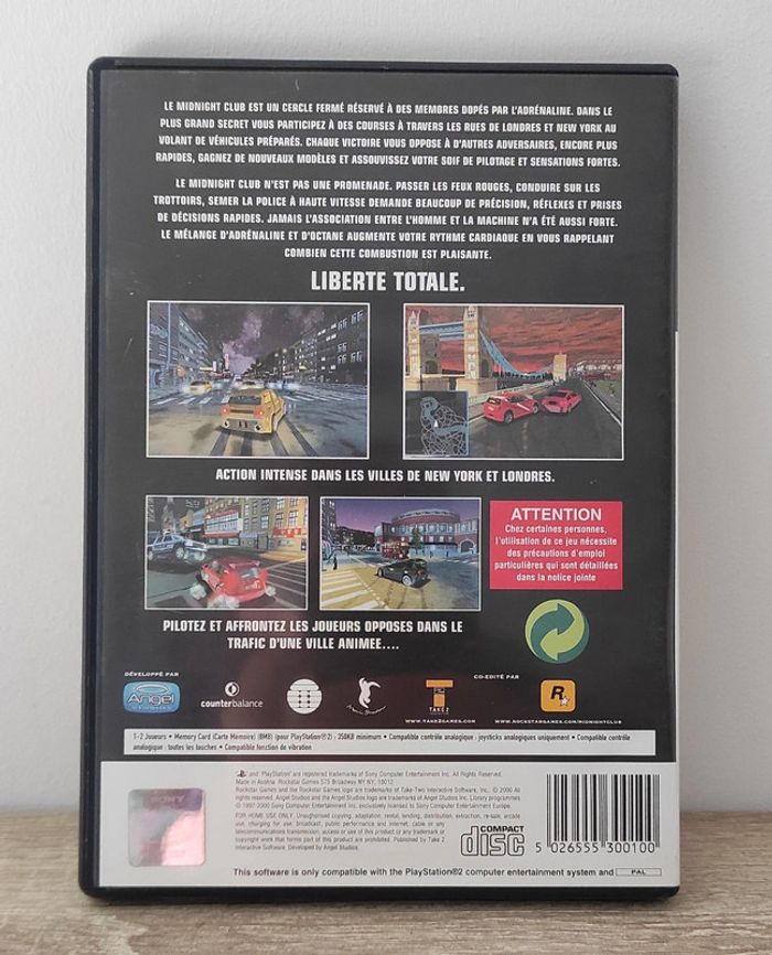Jeu midnight club ps2 - photo numéro 3