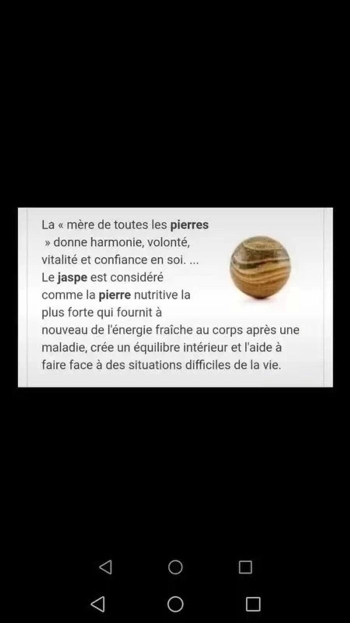 Jaspe marron facette sur lien beige - photo numéro 7