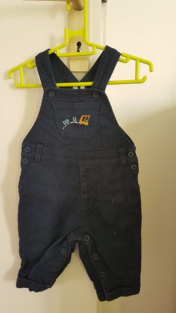 Salopette bleu foncé 6 mois