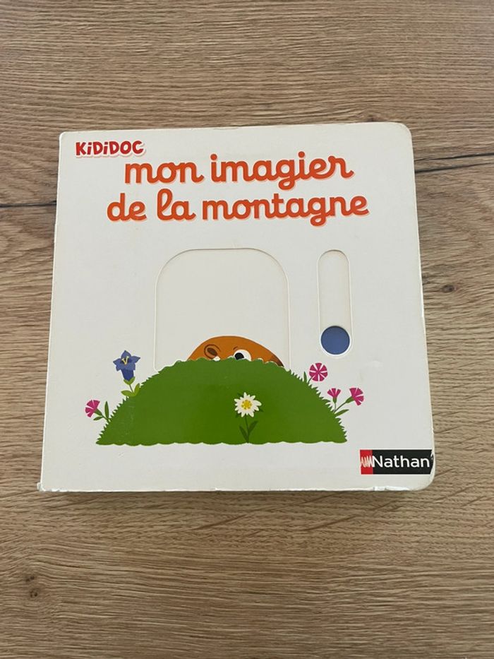 Livre mon imagier de la montagne