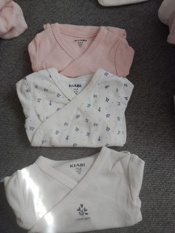 Lot de 3 body 1 mois