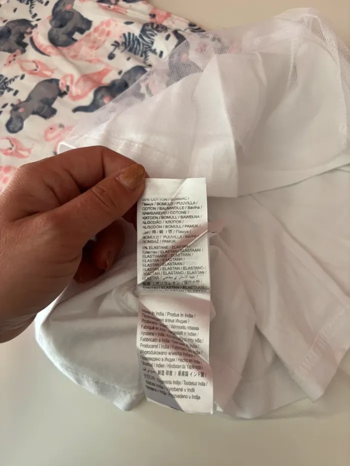 Robe motifs animaux tulle 9M - photo numéro 10