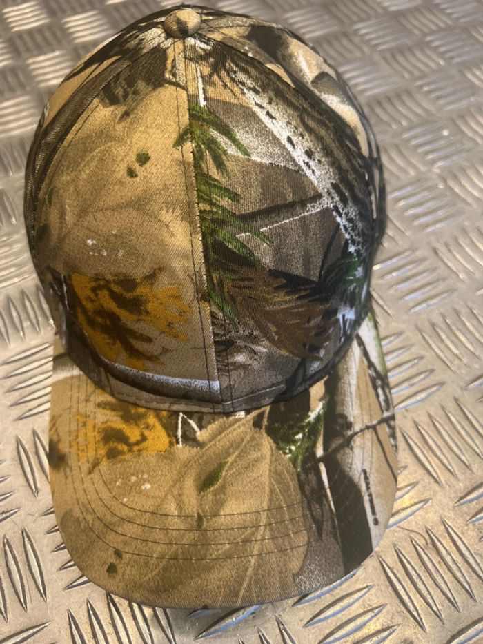 Casquette camouflage type militaire chasse foret taille unique avec reglage