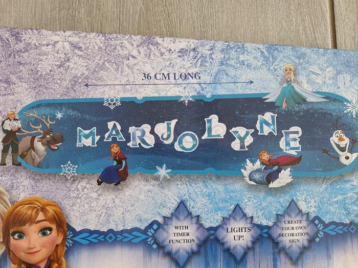 Panneau led la reine des neiges - photo numéro 2