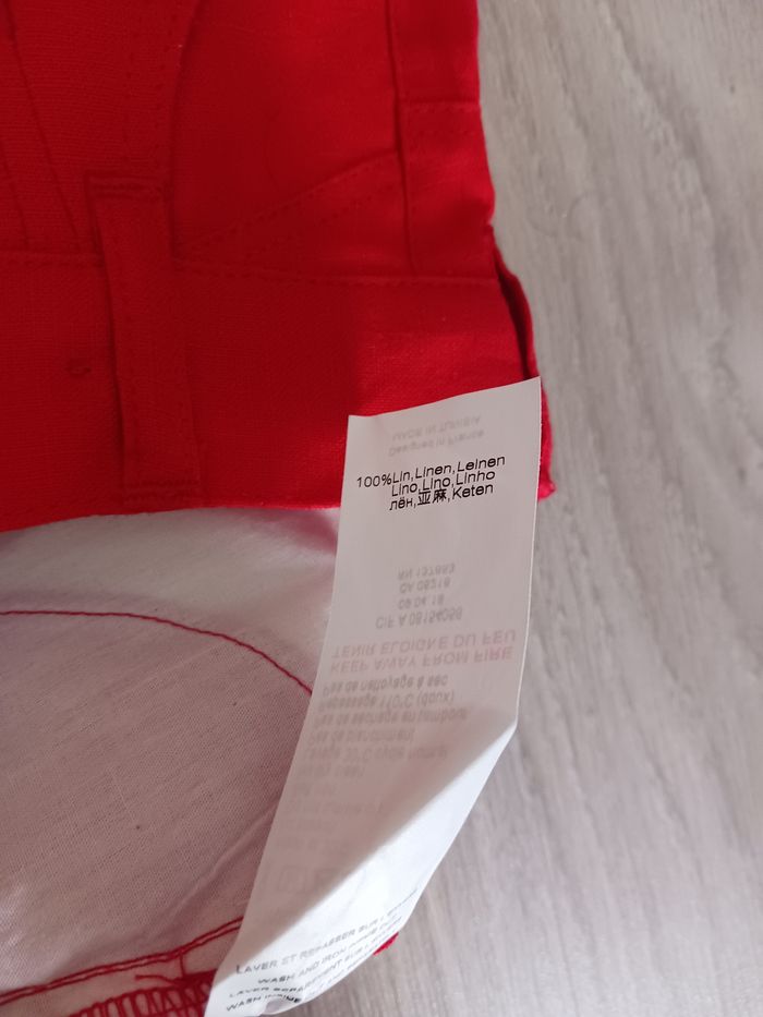 Short en lin Catimini 6 mois NEUF - photo numéro 5