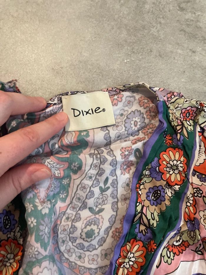 Robe courte imprimée à manches 3/4 - photo numéro 4